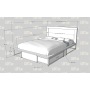 Кровать лофт Анкора 21 +1 ящик и изголовье