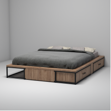 Кровать лофт Анкора 21 +2 ящика