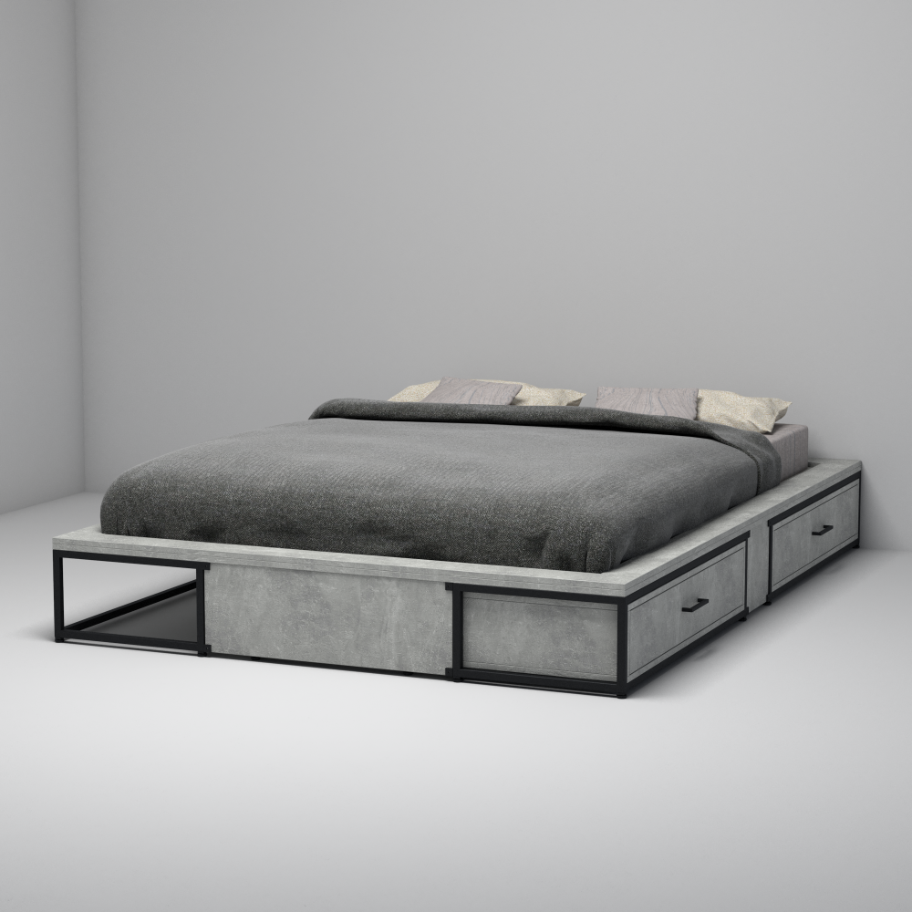 Кровать лофт Анкора 21 +2 ящика