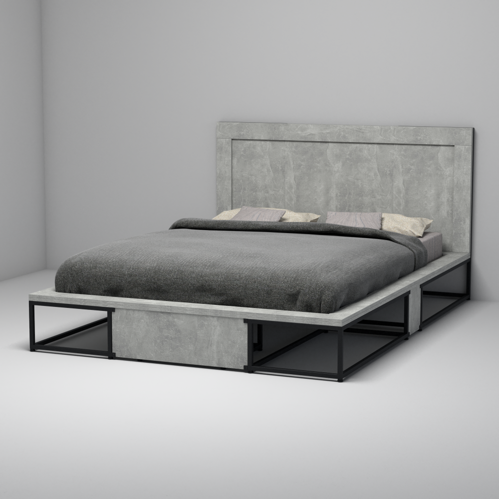 Кровать лофт Анкора 21 +изголовье